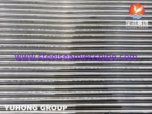 ASME SA213 TP304H ท่อหม้อที่ไม่มีรอยต่อสําหรับเครื่องอบอุ่นและเครื่องอบอุ่นใหม่