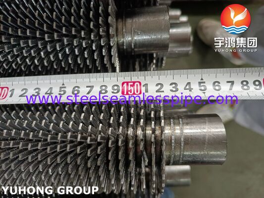 ASTM A192 ปีกปีกท่อก๊าบคาร์บอนสแตนเลสปีกสําหรับเครื่องแลกเปลี่ยนความร้อน