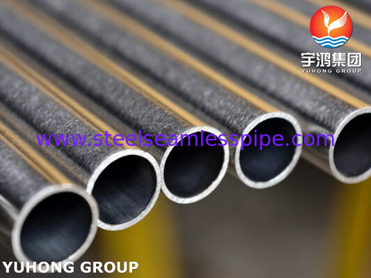 ASTM A789 UNS S32205 หลอดเหล็กแบบสองแบบ 450MPa ความสามารถ Cl− ทนต่อแลกเปลี่ยนความร้อน