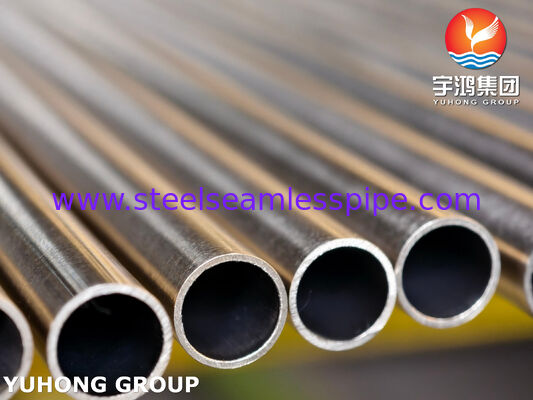 ASME SA789 UNS32205 S31803 กลมเหล็กแบบยับยั้ง Tube เครื่องแลกเปลี่ยนความร้อน Tube สําหรับเครื่องแลกเปลี่ยนความร้อน, การรักษาน้ํา, การแปรรูปอาหาร