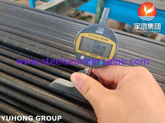 ASTM A333 เกรด 1 หลอดปีกต่ําสําหรับเครื่องแลกเปลี่ยนความร้อนกระเป๋าและหลอด