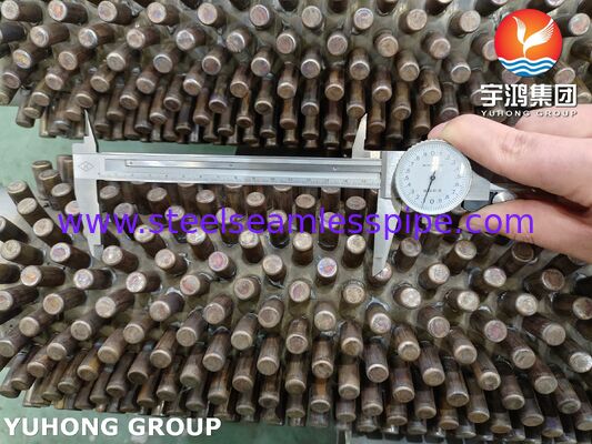 ASTM A312 TP304 หลอดปีกปักสําหรับการฟื้นฟูความร้อนในอุณหภูมิสูง