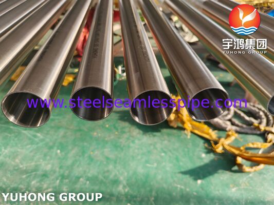 3A ASME SA270 TP304 ท่อสแตนเลสที่ไม่มีรอยสําหรับอุตสาหกรรมน้ําตาล MP EP