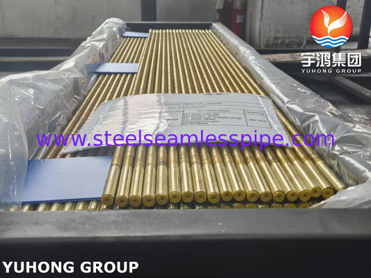 ASME SB111 C68700 หลอดปีกต่ําสําหรับเครื่องแลกเปลี่ยนความร้อนแบบกระเป๋าและหลอด