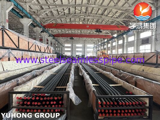 ASTM SA213 T22 หลอดปีกขัดขัดสําหรับเครื่องแลกเปลี่ยนความร้อนและเครื่องปั่นอุณหภูมิสูง