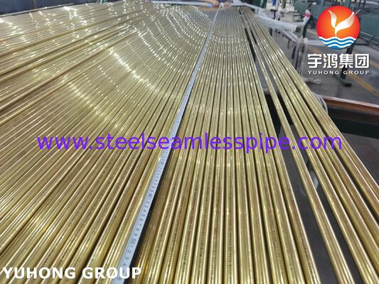 ทองแดงสกัดเหล็ก ท่อไร้รอย ASTM B111 C44300 C70600 C71500 C68700 C71640 เครื่องเย็นอากาศ เครื่องระบายอากาศ