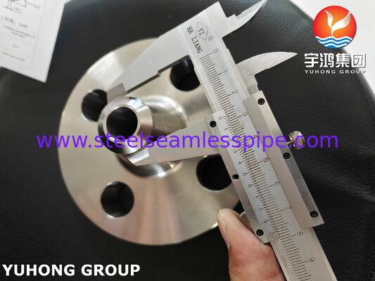 หน้าแปลนโลหะผสมนิกเกิล 625 ASTM B564 UNS N06625 หน้าแปลนคอเชื่อม Inconel 625 หน้าแปลน WNRF