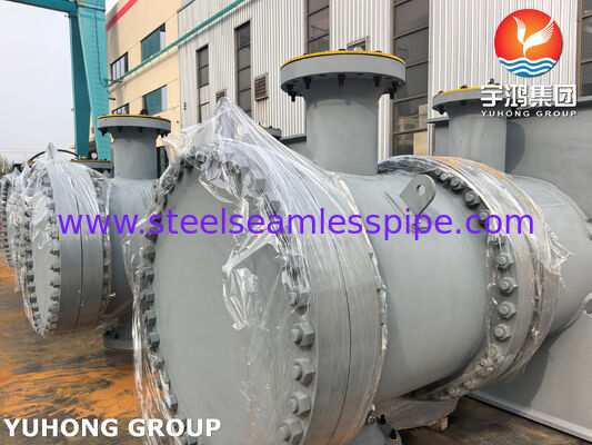 TEMA เปลือกและท่อแลกเปลี่ยนความร้อน ASME, NBR รับรองสําหรับ Inter Cooler