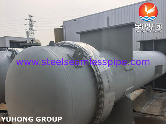 TEMA เปลือกและท่อแลกเปลี่ยนความร้อน ASME, NBR รับรองสําหรับ Inter Cooler