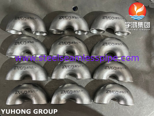 ASTM B366 HASTELLOY C22 UNS N06022 สังกะสี C-Ni-Mo-Cr สูงต่ํา การโกง 180° SR