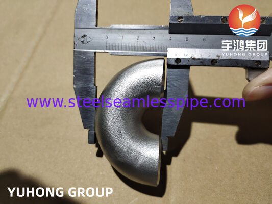 ASTM B366 HASTELLOY C22 UNS N06022 สังกะสี C-Ni-Mo-Cr สูงต่ํา การโกง 180° SR