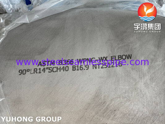 ASTM B366 WPNC Elbow UNS N04400 / Monel 400 อุปกรณ์ติดต่อท่อ Buttweld 90 องศา LR Elbow