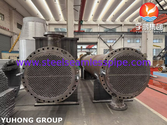 ASME U Stamp TEMA เครื่องแลกเปลี่ยนความร้อนประเภท R สําหรับโรงชําระน้ํามันไฮโดรเจน ระยะที่ 1 เครื่องระบายความร้อน
