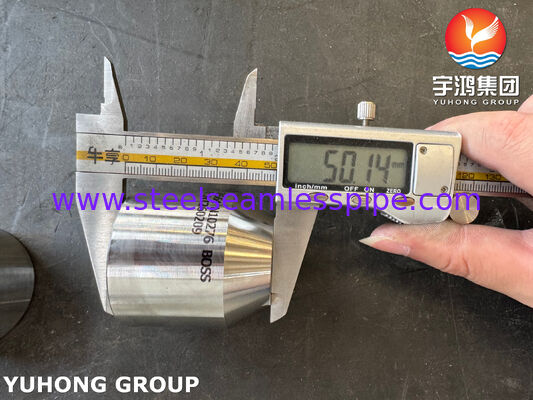 NICKLE ALLOY STEEL FORGED FITNING ASME SB564 N10276 BOSS B16.11 MSS SP-97 สายไฟฟ้าที่ใช้ในโรงงาน