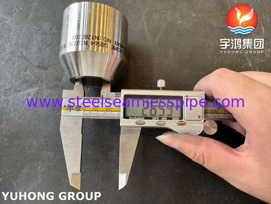 NICKLE ALLOY STEEL FORGED FITNING ASME SB564 N10276 BOSS B16.11 MSS SP-97 สายไฟฟ้าที่ใช้ในโรงงาน