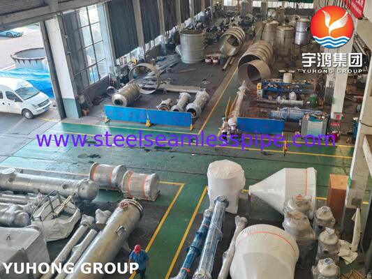 ASME U Stamp TEMA Class R ทีมแลกเปลี่ยนความร้อน Tube Bundle สําหรับ Steam Gland Condenser แลกเปลี่ยนความร้อน