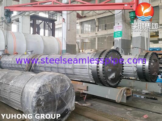 ASME U Stamp TEMA Class R ทีมแลกเปลี่ยนความร้อน Tube Bundle สําหรับ Steam Gland Condenser แลกเปลี่ยนความร้อน