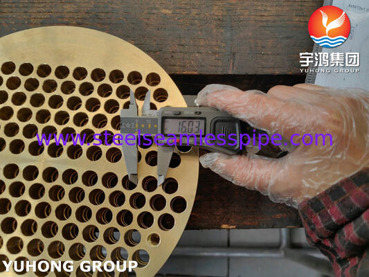ASME SB171 C46400 ใบท่อสําหรับเครื่องแลกเปลี่ยนความร้อน เครื่องเย็นอากาศ และภาชนะความดัน