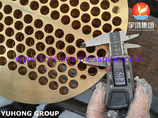 ASME SB171 C46400 ใบท่อสําหรับเครื่องแลกเปลี่ยนความร้อน เครื่องเย็นอากาศ และภาชนะความดัน