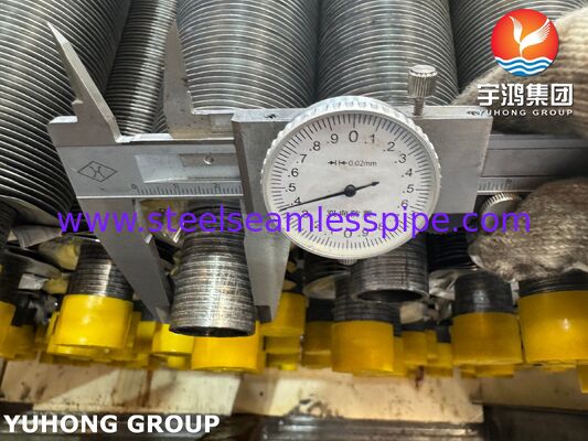 ท่อครีบชนิด KL สำหรับเครื่องแลกเปลี่ยนความร้อนแบบระบายความร้อนด้วยอากาศ – ท่อเหล็กคาร์บอน ASME SA179