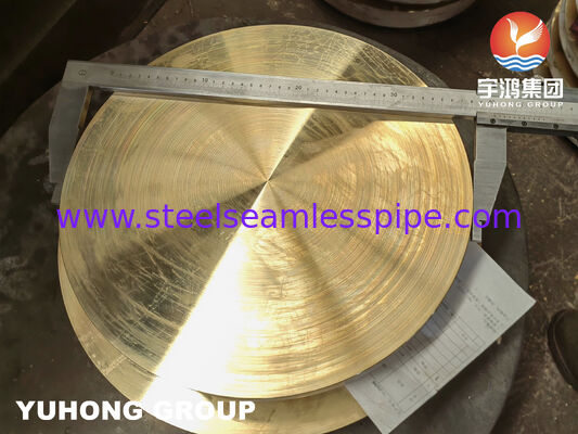 ASTM B171 C46400 ผังทองแดงทองเหลืองทหารเรือสําหรับการใช้งานทางทะเลและอุตสาหกรรม