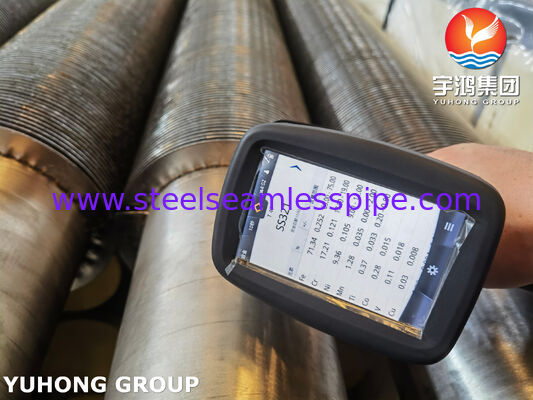 หลอดปั่นปีกความถี่สูงสําหรับการฟื้นฟูความร้อนที่เสีย ASTM A269 TP321 สแตนเลส