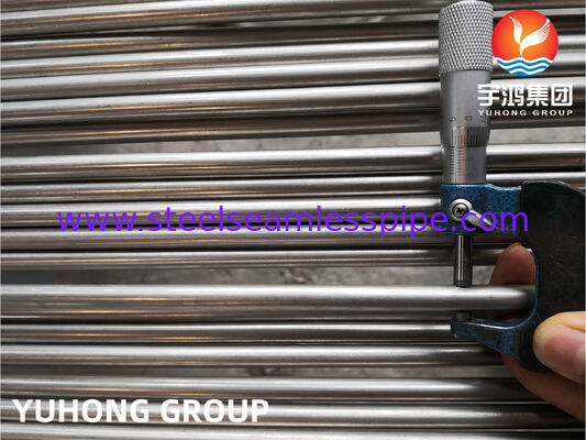 ท่อแลกเปลี่ยนความร้อนจากสแตนเลส ท่อสแตนเลสที่เชื่อม ASTM A249 TP304 TP304L ด้วยประสิทธิภาพสูง