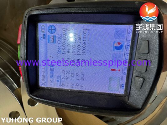 EN1092-1 F316L สแตนเลส หน้าแปลนแบบเรียบ หน้าแปลน PN2.5-PN100, DN10-DN600