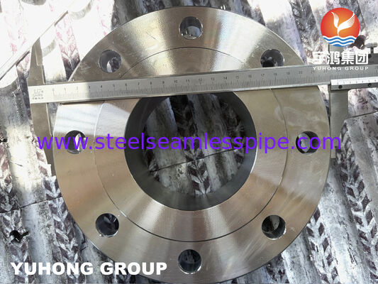 A182 F51 S31803 / S32205 หน้าแปลนคอเชื่อมสแตนเลสดูเพล็กซ์ WNRF