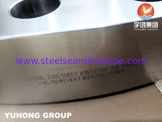 ASTM A182 F316L หนังท่อสแตนเลสแบบโกงที่มีรูท่อที่แปรรูปด้วยแม่นยําสําหรับเครื่องแลกเปลี่ยนความร้อน