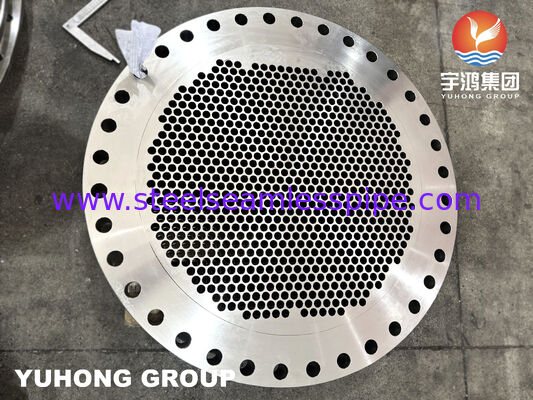 ASTM A182 F316L หนังท่อสแตนเลสแบบโกงที่มีรูท่อที่แปรรูปด้วยแม่นยําสําหรับเครื่องแลกเปลี่ยนความร้อน