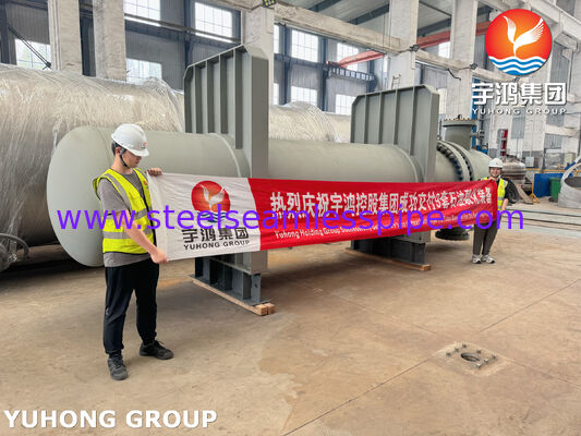ASME VIII Div.1 TEMA R เครื่องแลกเปลี่ยนความร้อนกระเป๋าและท่อ เครื่องแลกเปลี่ยนความร้อนทีมโรงแปรรูปน้ํามันและก๊าซ