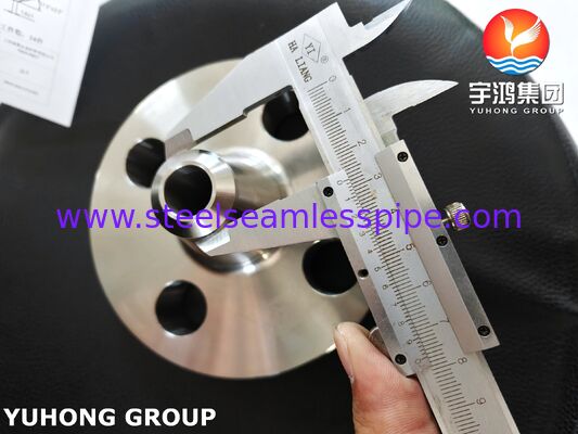 ASTM B564 Inconel 625 Nickel Alloy การปั่นคอ ใบหน้าที่ยกขึ้น แฟลนจ์ทนทานต่อการกัดกร่อน