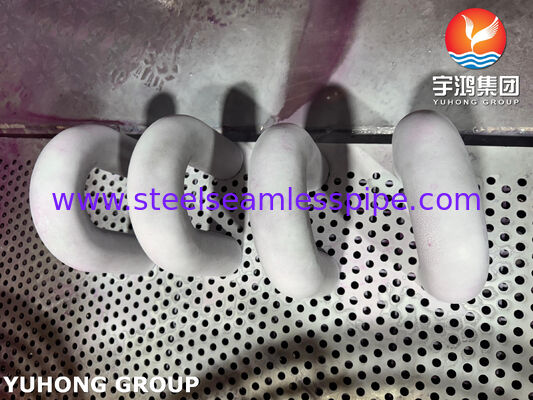 STAINLESS STEEL BUTT WELD FITTING 180° U BEND A815 S32205 LONG RADIUS