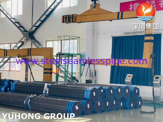 ท่อเหล็กไร้สาย 12Cr1MoVG (12Х1МФ) ТУ 14-3Р-55-2001, GB/T 5310 สําหรับหม้อความดันสูงและท่อหนังแลกเปลี่ยนความร้อน