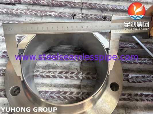 ASTM A182 F51 หน้าแปลน UNS S31803 เหล็กดูเพล็กซ์ หน้าแปลนคอเชื่อม หน้าแปลน WNRF แบบตีขึ้นรูป