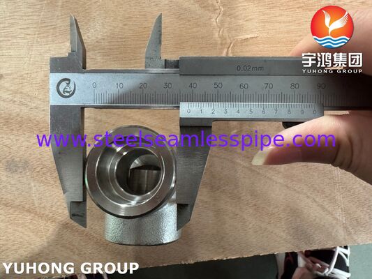 ASTM A182 F316L Stainless Steel Socket Weld Fittings B16.11 Forged Fittings SW Equal Tee