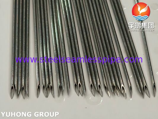 Medical Stainless Steel Injection Needle Tube For Hypodermic ISO9626 SUS304