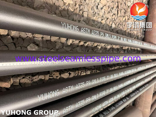 ASTM A335 / ASME SA335 P9 Alloy Steel Seamless Pipe For Petrochemical Industry
