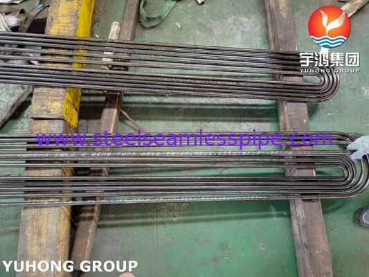 ท่อ U เหล็กกล้าไร้ตะเข็บ ASME SA213 T9 สำหรับบริการแลกเปลี่ยนความร้อนที่อุณหภูมิสูง