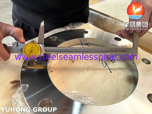 EN 1092-1 F316L สแตนเลสหน้าเรียบ FF Flange PN16 สําหรับท่อ