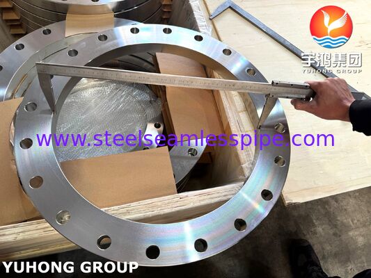 EN 1092-1 F316L สแตนเลสหน้าเรียบ FF Flange PN16 สําหรับท่อ
