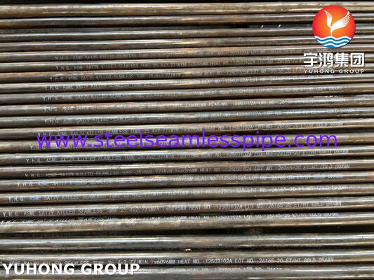 ASME SA179 ท่อไร้รอยเหล็กคาร์บอนที่ถูกฆ่าสําหรับเครื่องแลกเปลี่ยนความร้อนและเครื่องปรับความร้อน