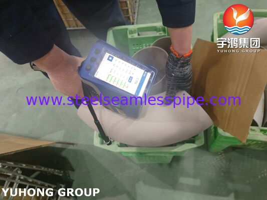 DIN 86090 CuNi 90/10 กลมมือสําหรับท่อน้ําทะเลและน้ําทะเล - ทองแดง นิเคิล Butt weld