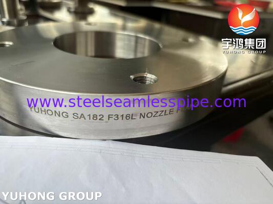 ASME SA182 F316L แฟลนจ์เหล็กไร้สแตนเลส แฟลนจ์จุลกลั้นสําหรับภาชนะความดัน
