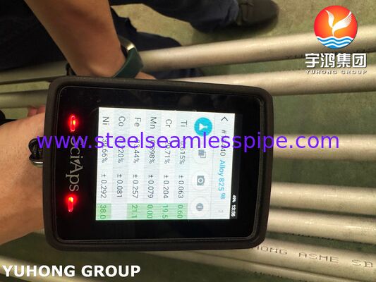ASME SB163 Incoloy 825 Seamless Nickel Alloy Heat Exchanger Tube with Solution Annealed and Corrosion Resistant Properties for Customized Applications
