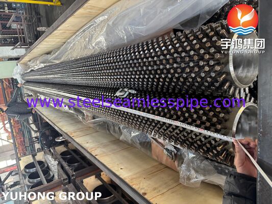 ASTM A335 P22 ท่อแบบมีหมุดสำหรับการนำความร้อนเหลือทิ้งกลับมาใช้ใหม่