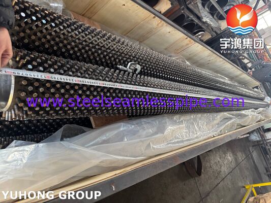 ASTM A335 P22 ท่อแบบมีหมุดสำหรับการนำความร้อนเหลือทิ้งกลับมาใช้ใหม่