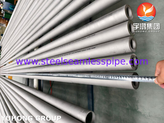 ท่อไร้ตะเข็บสแตนเลส ASTM A312 TP321H S32109 12X18H10T สำหรับโรงกลั่น