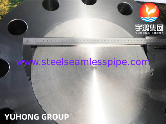 ASTM A182 F22 โลหะสแตนเลส Blind Flange with Raised Face RF สําหรับท่ออุณหภูมิสูง